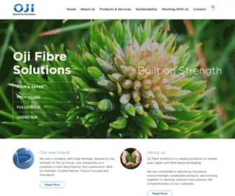 Ojifs.com(Oji Fibre Solutions) Screenshot