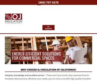 Ojinc.com(Insulation Contractor in Los Angeles & San Diego CA) Screenshot