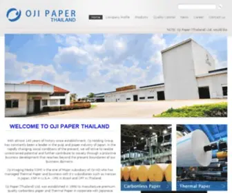 Ojipaper.co.th(OJI Paper Thailand) Screenshot