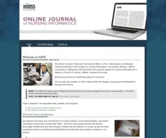 Ojni.org(Online Journal of Nursing Informatics) Screenshot