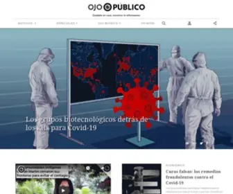 Ojo-Publico.com(Ojo Público) Screenshot