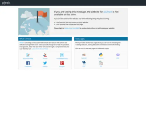 Ojo.host(Domain Default page) Screenshot