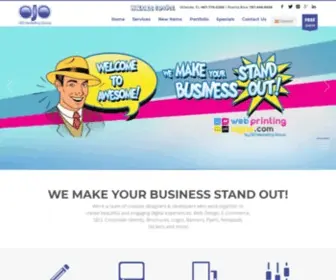 Ojomg.com(OjO Marketing Group Web Design) Screenshot