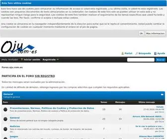 Oju.com.es(Foros) Screenshot