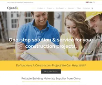 Ojunda.com(EPS Cement Sandwich Wall Panels) Screenshot