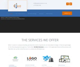 Ojwebsolutions.co.za(Oj Web Solutions) Screenshot
