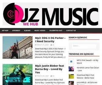 Ojzmusic.com(Your Hiphop hub) Screenshot