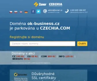 OK-Business.cz(Oblast obchodu) Screenshot