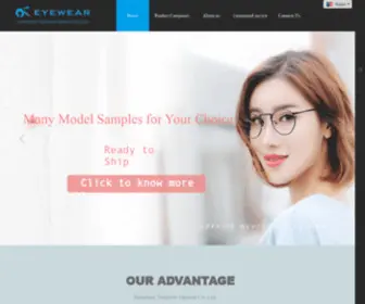 OK-Eyewear.com(Shenzhen Yashiwei Optical Co) Screenshot