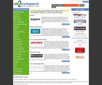 OK2Compare.com(Promotional Codes) Screenshot