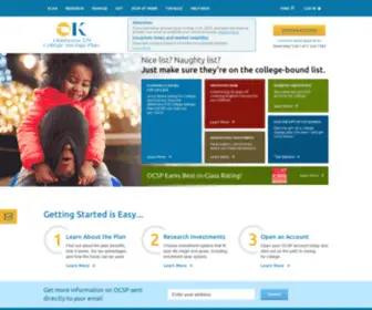 OK4Saving529.org(Oklahoma 529 College Savings Plan (OCSP)) Screenshot