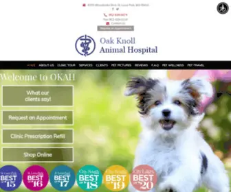 Okah.net(Oak Knoll Animal Hospital) Screenshot
