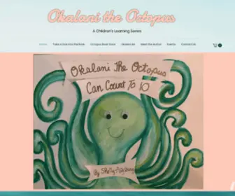 Okalanitheoctopus.com(Okalani the octopus children's learning series) Screenshot