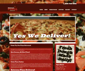 Okanaganpizza.ca(Okanagan Pizza) Screenshot