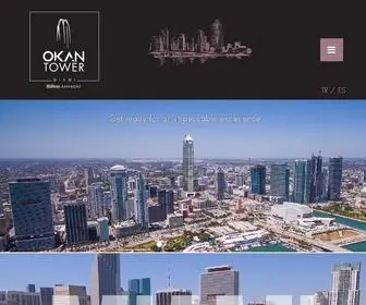 Okantowermiami.com(Okan Tower Miami) Screenshot