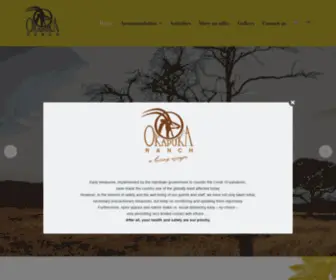 Okapuka-Ranch.com(Okapuka Ranch) Screenshot