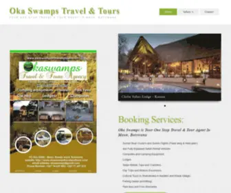 Okaswampstravelandtours.com(Oka Swamps Travel & Tours) Screenshot