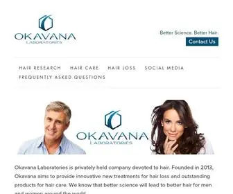 Okavana.com(Okavana Laboratories) Screenshot