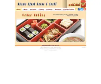 Okawasantee.com(Okawa Steak House & Sushi) Screenshot