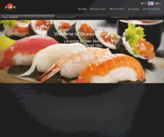 Okawasushiorderonline.be(Okawa sushi) Screenshot