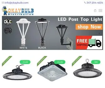 Okaybulb.com(Best China Led Post Top Lights Corn Bulb Supplier) Screenshot