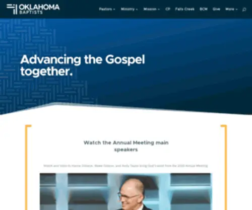 Okbaptist.com(okbaptist) Screenshot