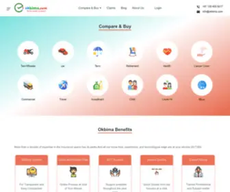 Okbima.com(Compare Insurance Plans) Screenshot