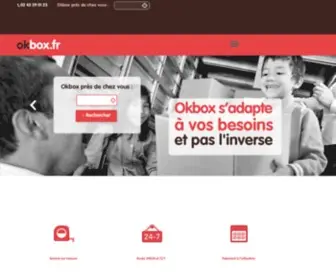 Okbox.fr(Selfstockage okbox) Screenshot