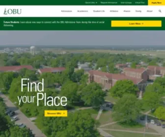 Okbu.edu(Oklahoma Baptist University) Screenshot
