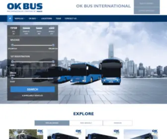 Okbus.com(Used buses and minibuses IVECO BUS OK BUS) Screenshot