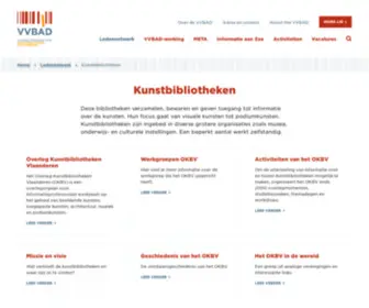 OKBV.be(Kunstbibliotheken) Screenshot