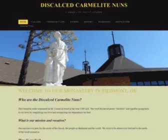 Okcarmel.org(Discalced Carmelite Nuns) Screenshot