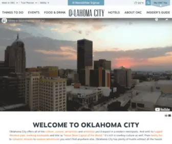 OKCCVB.org(Discover Oklahoma City Hotels) Screenshot