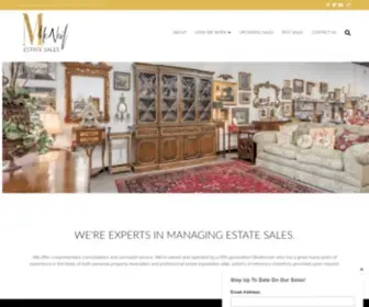 Okcestatesales.com(Estate Sales in Oklahoma City) Screenshot