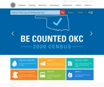 OKC.gov(City of OKC) Screenshot