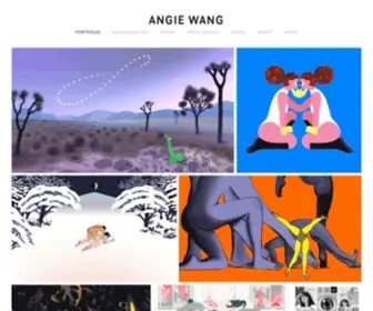 Okchickadee.com(Angie Wang) Screenshot