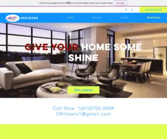Okcleans.com(Mysite 1) Screenshot