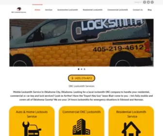 Okclocksmith.com(Emergency Oklahoma City Locksmith) Screenshot