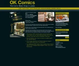 Okcomics.co.uk(OK Comics) Screenshot