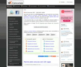 Okconcursos.com.br(Concursos Públicos) Screenshot