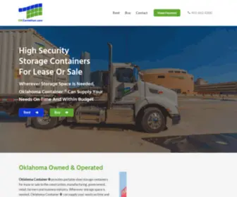 Okcontainer.net(Oklahoma Container ®) Screenshot