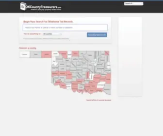 Okcountytreasurers.com(Oklahoma County Treasurers) Screenshot
