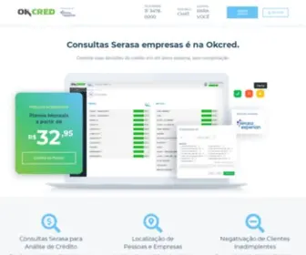 Okcred.com.br(Consultas Serasa Empresa) Screenshot