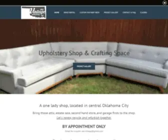 OkcVintage.com(OKC Vintage Upholstery) Screenshot