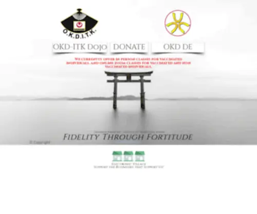 OKD-Itk.com(OKD-ITK Traditional Okinawan Goju Ryu Karate Dojo Wilmington Delaware) Screenshot