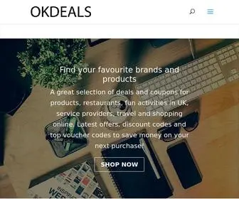 Okdeals.eu(Coupons Voucher Deals) Screenshot