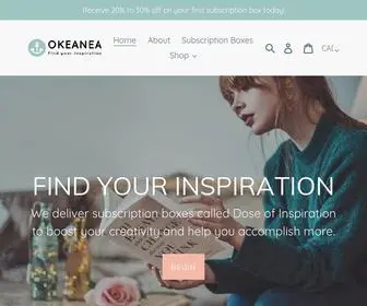 Okeanea.ca(OKEANEA) Screenshot