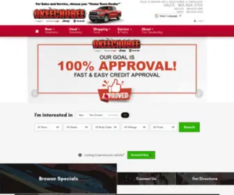 Okeechobeedodgechryslerjeepram.com(Okeechobee Dodge Chrysler Jeep Ram) Screenshot