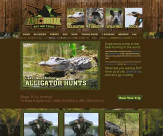 Okeechobeehuntingguide.com(Okeechobee Hunting Guide for Alligator) Screenshot