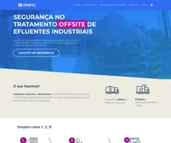 Okena.eco.br(Tratamento offsite de efluentes industriais) Screenshot